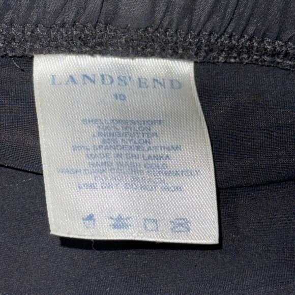 Lands End Womens Plus Size Skort Black 16 - Picture 4 of 7